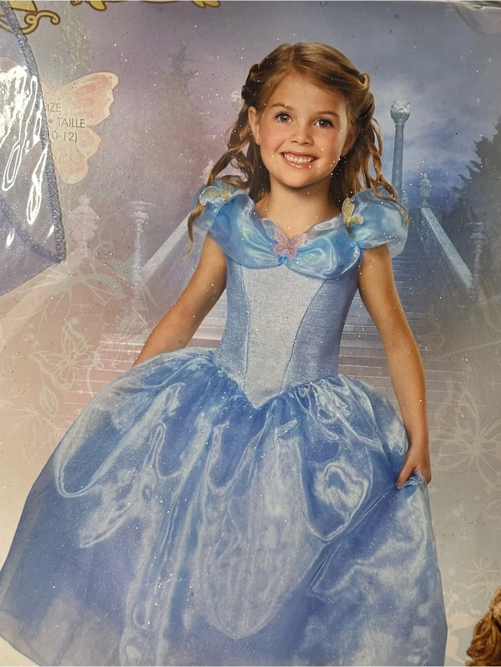 Disney Cinderella Movie Deluxe Girls S, M, or L Halloween Costume Dress Up NEW